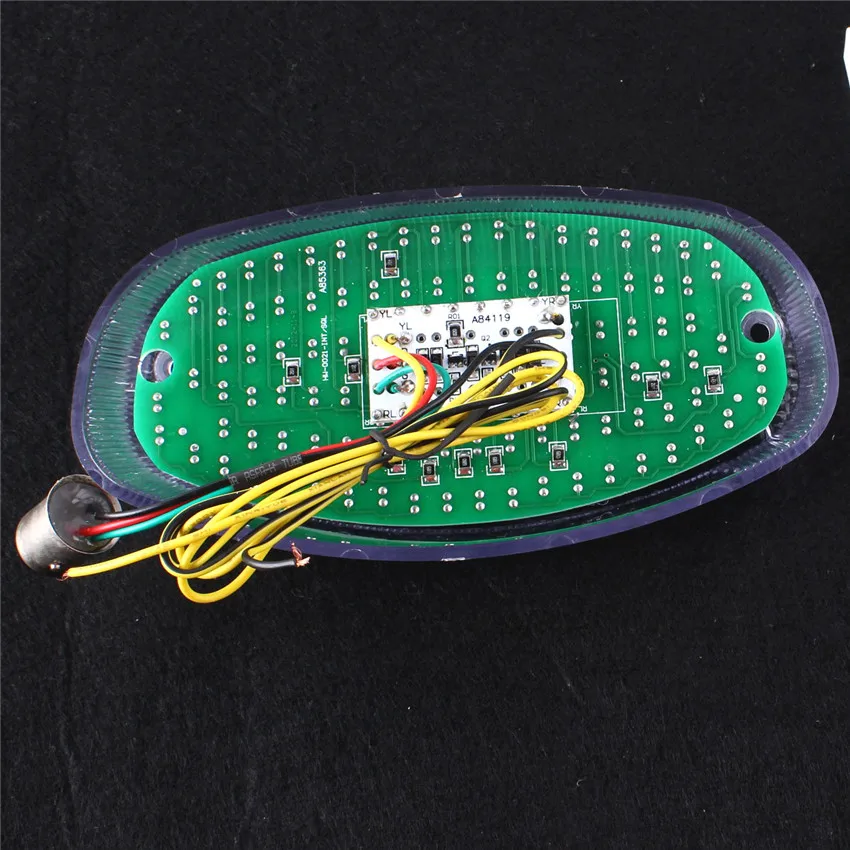 

LED Integrated Turn Signals Rear Tail Light For Yamaha YZF600R Vstar 650 1100 Custom 1999-2007 Clear