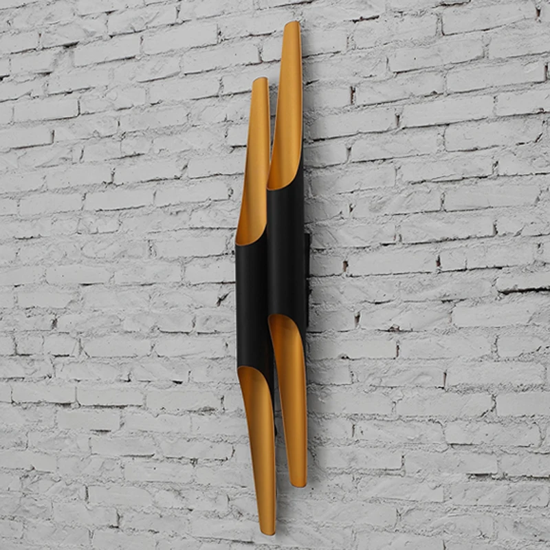 Винтажный Coltrane светодиодный настенный светильник для дома алюминиевая трубка