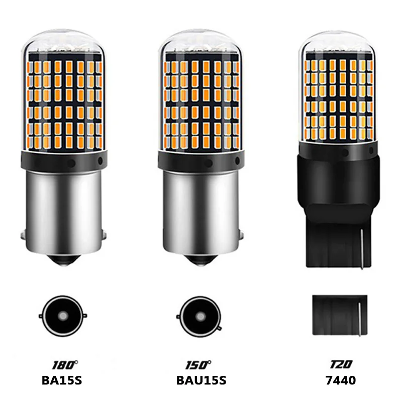10 шт. светодиодсветодиодный лампы 1156 BA15S P21W BAU15S PY21W T20 7440 W21W W21/5W|Сигнальная лампа| |