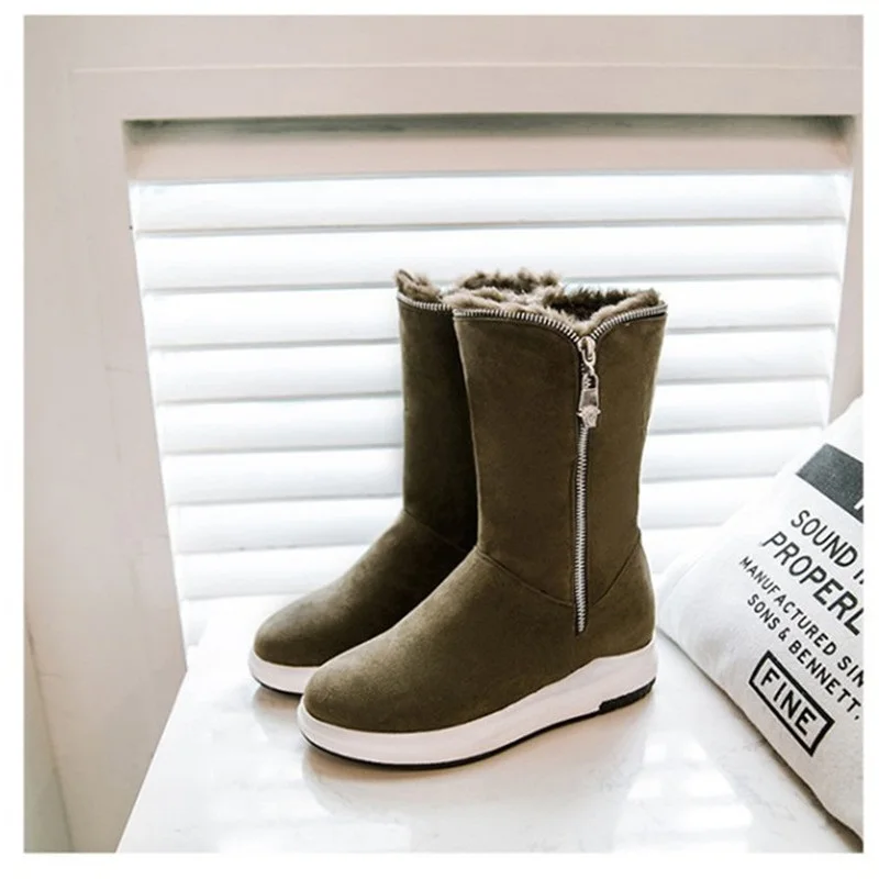 DRFARGO/обувь женские зимние ботинки модная обувь ботильоны из нубука теплые на