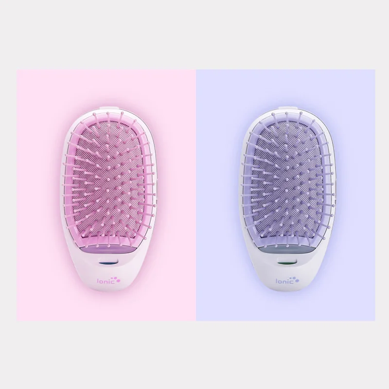 1 шт. портативная отрицательная Ионная Щетка для волос Расческа массажная
