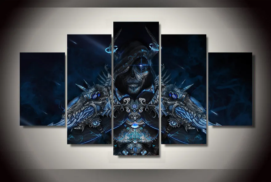 Картина на холсте с изображением черепа без распыления картина по мотивам фильма