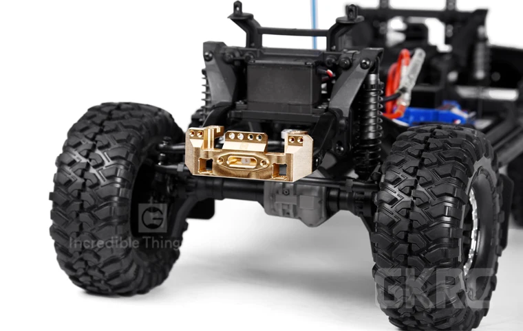 RC автомобиль Передняя передача медный кронштейн для TRX4 1/10 RC автомобиль T4 G2 рулевой механизм монтажный бампер база луч запчасти