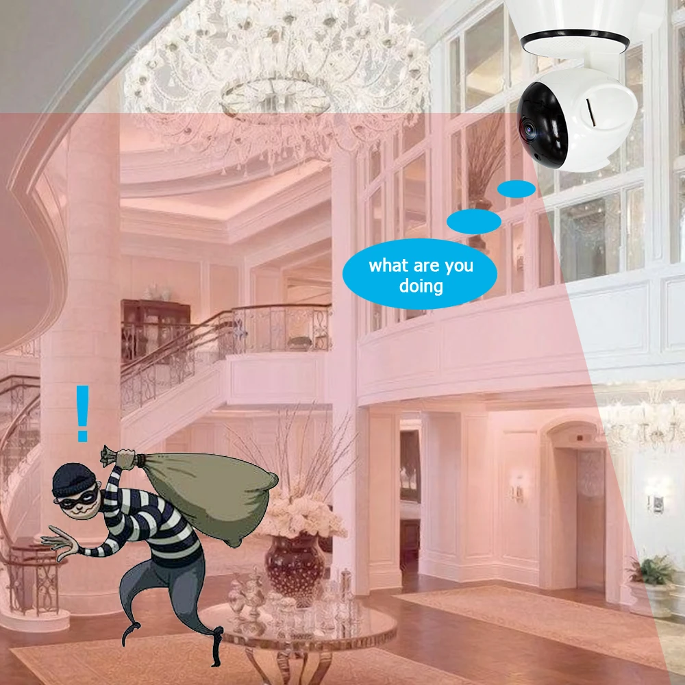 Домашняя видеокамера 720P HD Wi Fi IP камера беспроводное управление через приложение