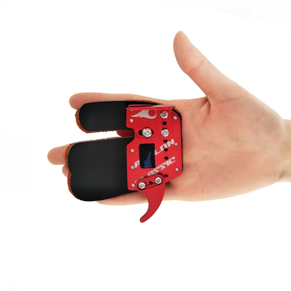 Профессиональные защитные перчатки для стрельбы из лука черные кожаные правой