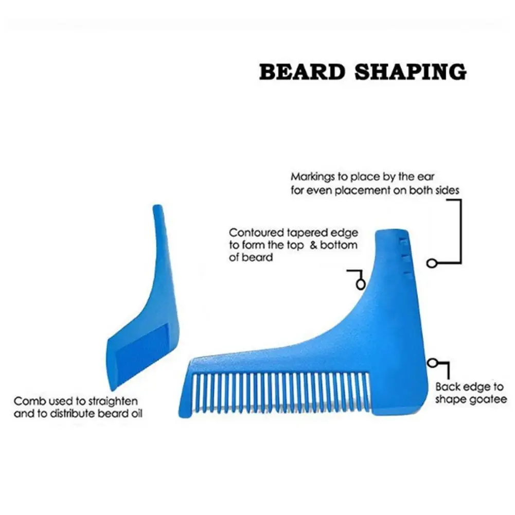 Мужская форма для бороды шаблон укладки гребень инструмент стрижки гребни