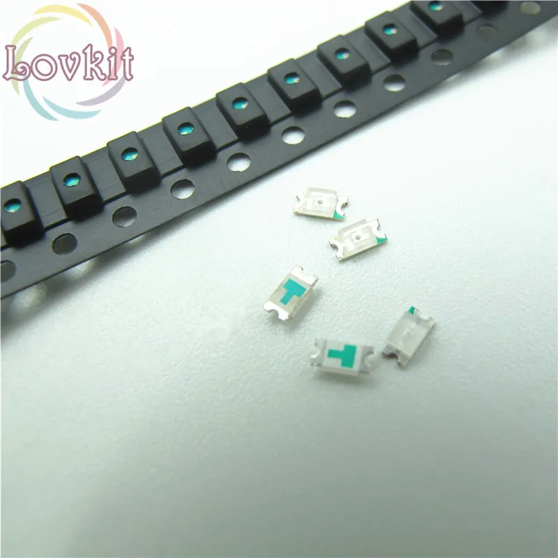 1000 шт 0603 SMD/SMT чип красный светодиод 620-630nm ультра яркий светоизлучающий диод