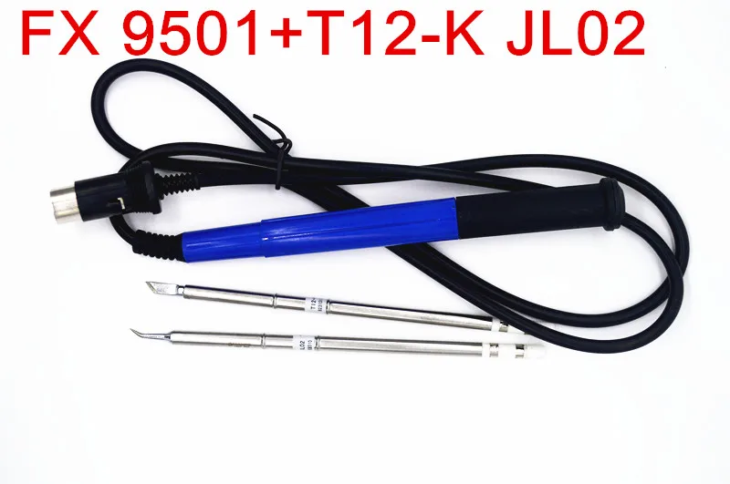Фото Наконечники NOVFIX T12 с ручкой 9501 для паяльной станции Hakko FX951 950, 2 шт. №5