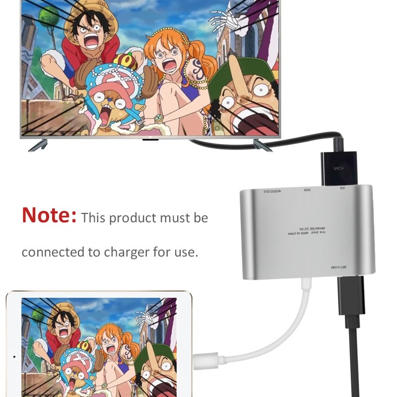 Для освещения к HDMI VGA Jack аудио ТВ адаптер кабель конвертер для iPhone X 8 7 Plus 6 6S iPad