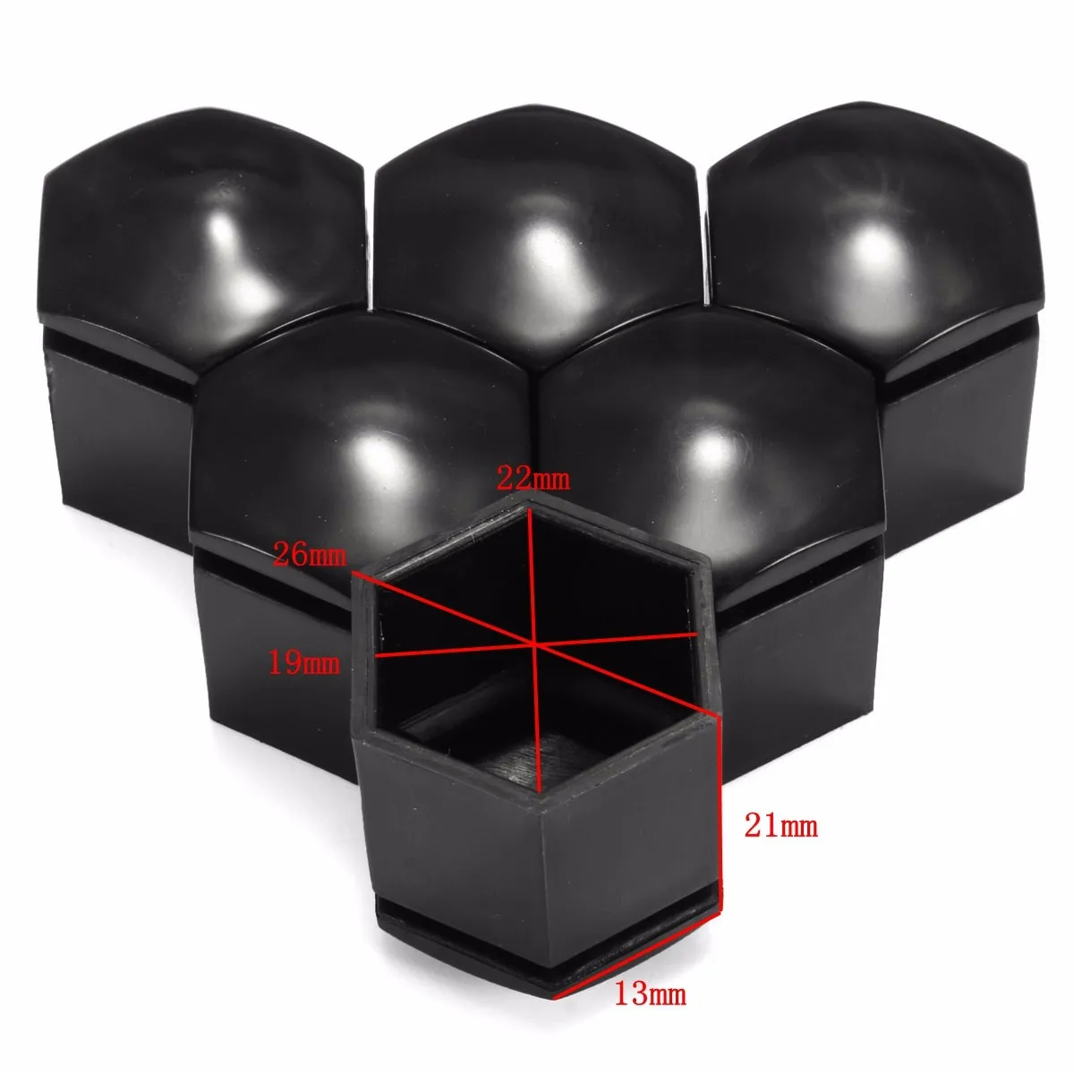 20pcs 19mm Wheel Nut Bolt Head Cover Cap Tire Wheel Screw Bolts Covers Caps Car Styling Protector For Vauxhall Opel Romove Tool