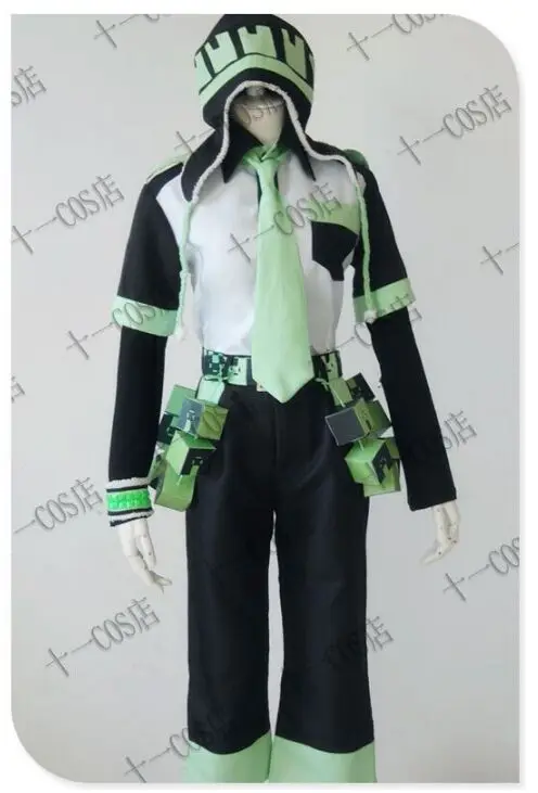 Аниме драматический костюм DMMD NOIZ Косплей Костюм на заказ пальто + брюки шляпа галстук скобки ремень с