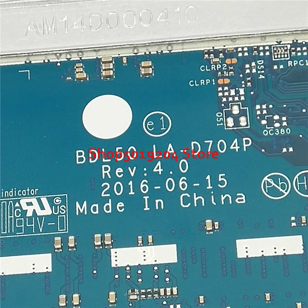 BDL50 LA-D704P 909210-601 материнская плата для HP 15AY 15-AY 250 G5 250-G5 Материнская плата ноутбука I3-6006U SR2UW 909210-001 909210-501