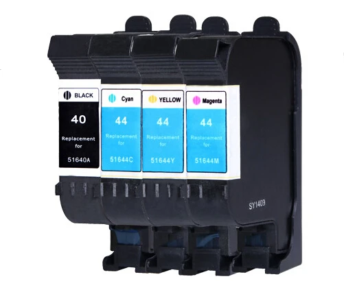Hisaint 4PK для HP40 HP44 чернильные картриджи Deskjet230/330/350/750c/755 см струйный принтер