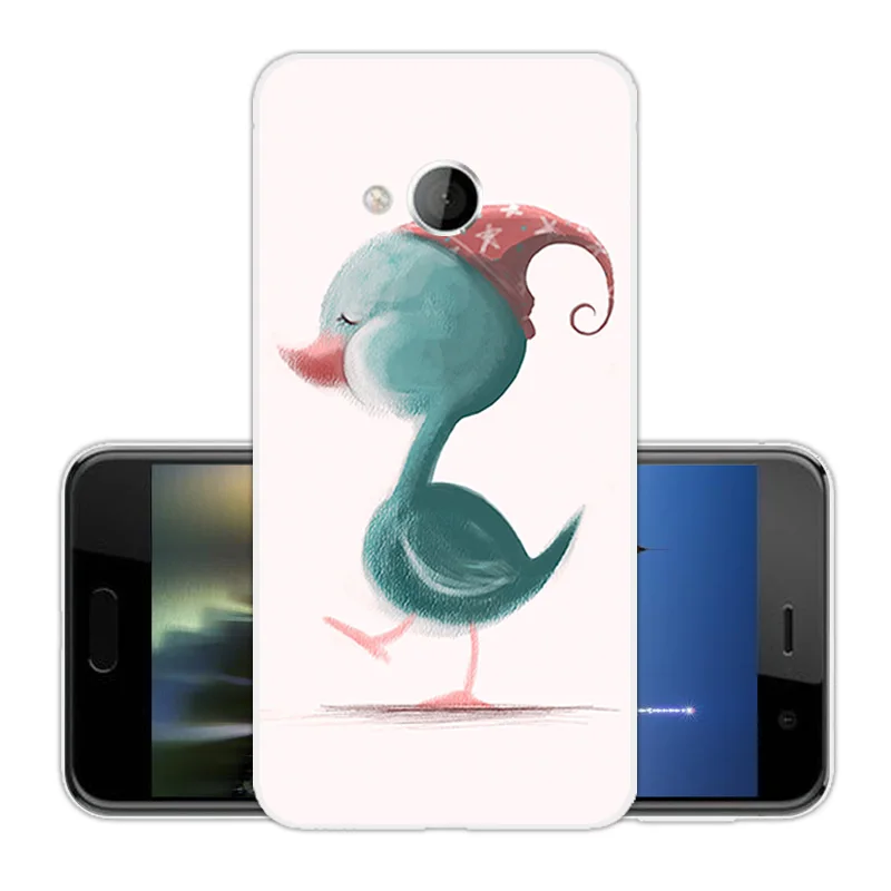 Чехол для HTC U Play Alpine мягкий силиконовый прозрачный чехол из ТПУ со звездой ультра