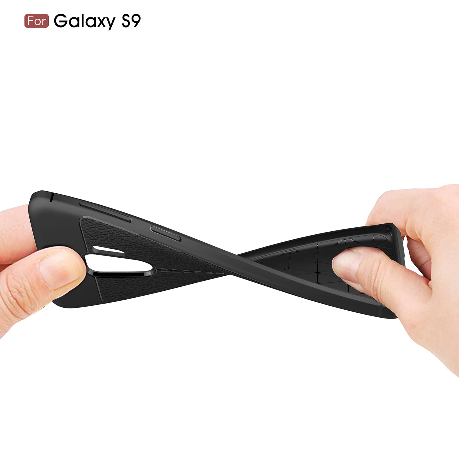 Изысканный Роскошный чехол для samsung S9 плюс оригинальность Повседневное Личи Pattern