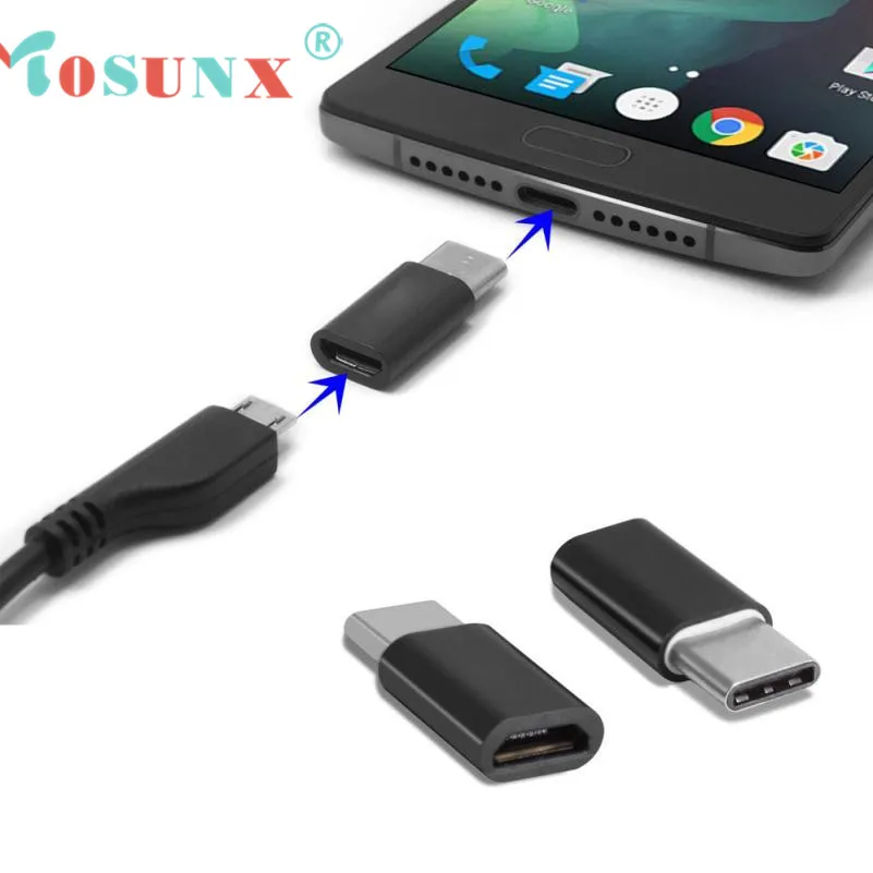 Переходник с USB 3 1 Type-C папа на Micro мама адаптер разъемом тип бесплатная доставка