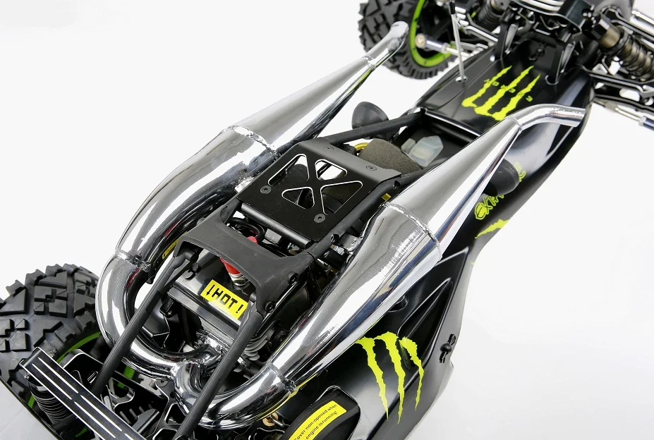 Металлическая Двусторонняя выхлопная труба для 1/5 hpi rovan km baja 5b ss rc Автозапчасти