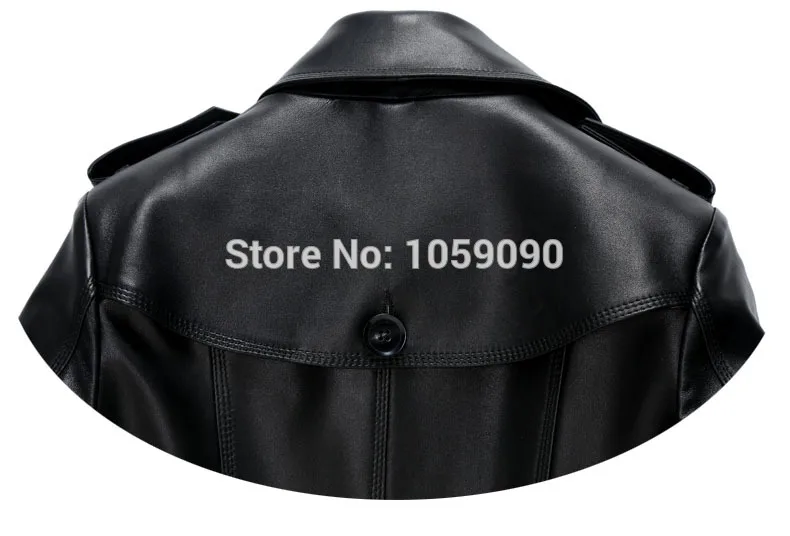 Женский двубортный тренчкот из 2017 натуральной овечьей шкуры модельное пальто