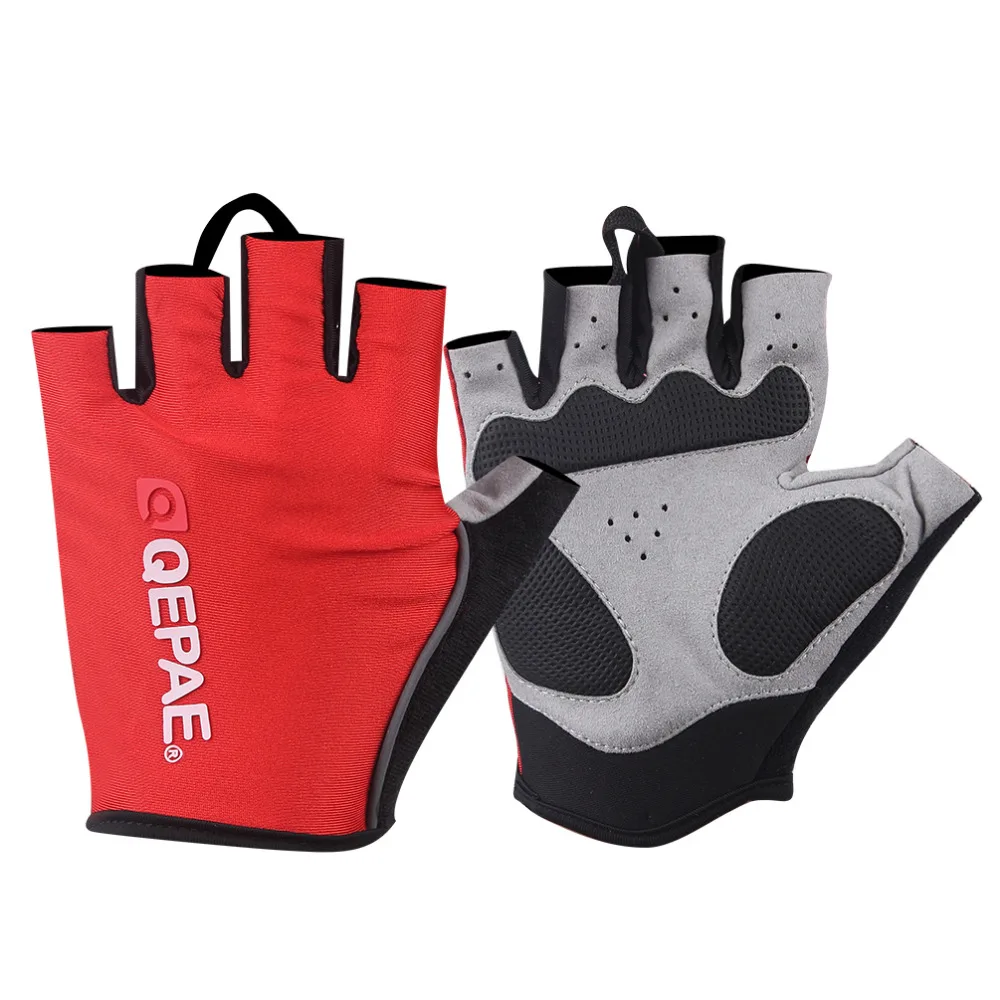 Велосипедные перчатки с гелевой пропиткой женские короткие для велоспорта