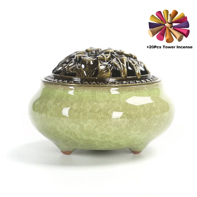 20 шт башня благовония подарок керамические Благовония горелки портативный