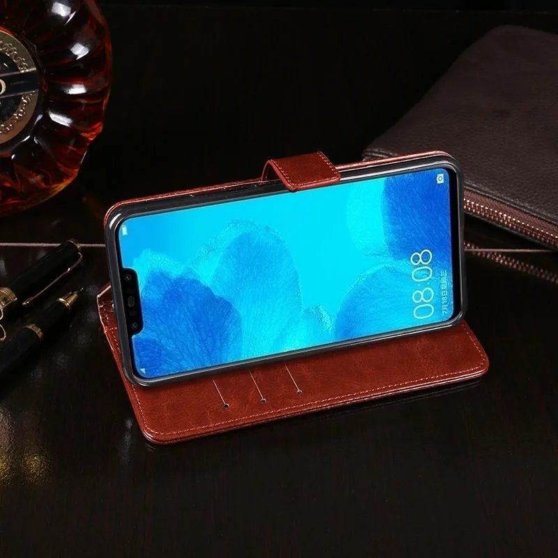 Чехол для Huawei Nova3 в деловом стиле подставка флип-кошелек кожаные сумки телефона