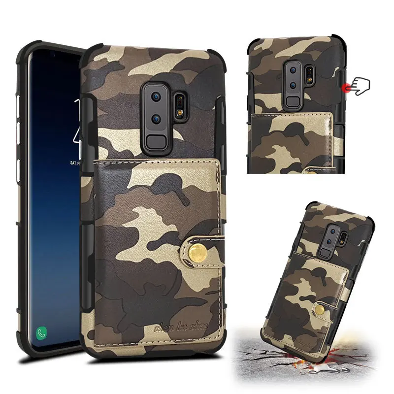 Новый камуфляжный чехол для телефона Samsung Galaxy S8/S8 Plus S9/S9 полноразмерный