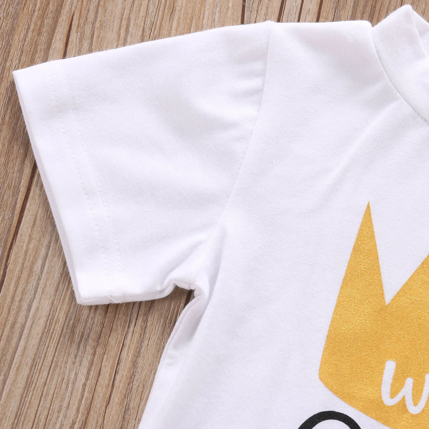 Одежда для младенцев pudcoco футболка новорожденных летняя одежда маленьких