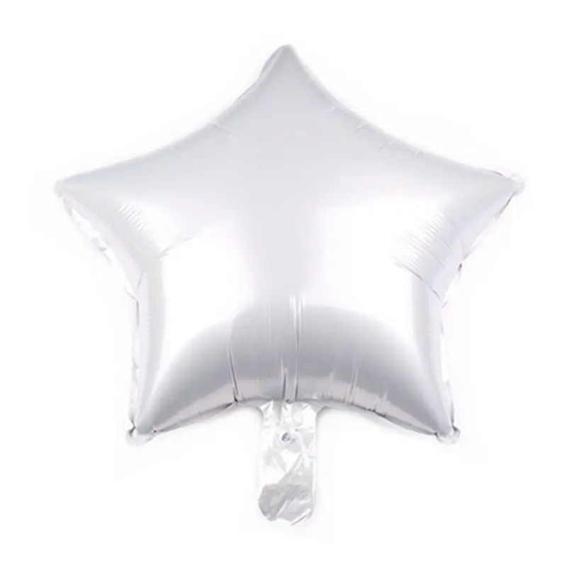 GOGO PAITY New 18-inch metallic five-pointed star aluminum balloon holiday party wedding decorative wholesale | Дом и сад