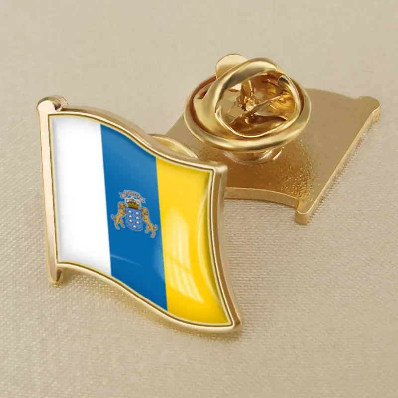 Герб Канарских островов автономное окружение Испании брошь в виде