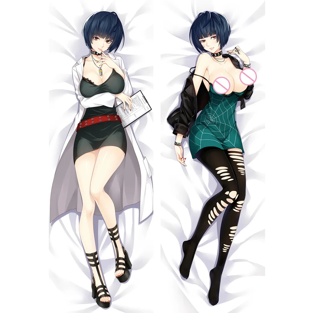 Аниме JK Persona 5 P5 Takemi Tae Dakimakura Чехол на подушку для тела, Чехол на подушку, короткие волосы, игра, доктор, девушка, сексуальная