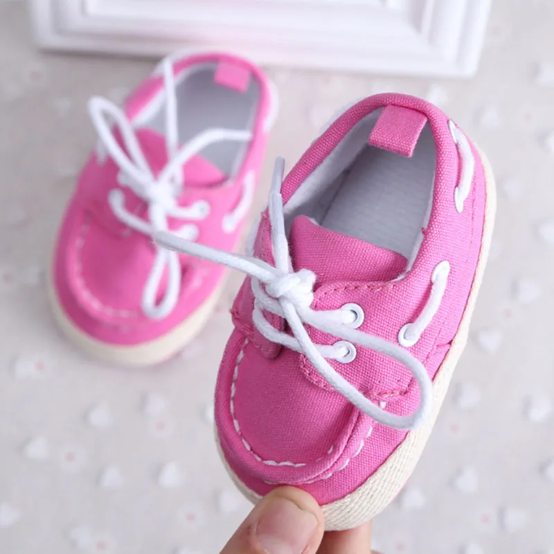 Crib Shoes Baby Moccasins Non-slip Single Lace-Up newborn 0 And 1 Year Old Babies for Girl YD491 | Мать и ребенок