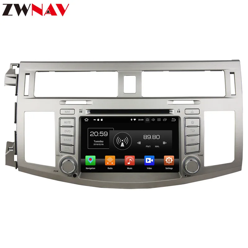 Android 8 " экран 4+ 32G Автомобильный dvd-плеер gps навигация для Toyota Avalon 2008-2010 головное устройство мультимедийный Кассетный плеер рекордер