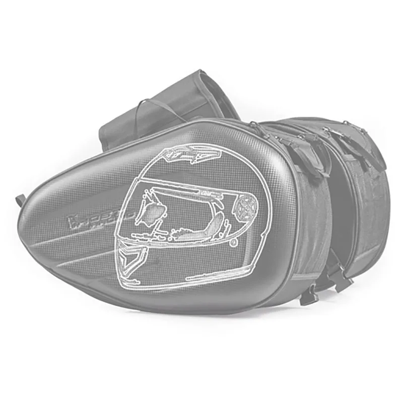 1 пара оксфордских кожаных сумок для езды на мотоцикле водонепроницаемые задние