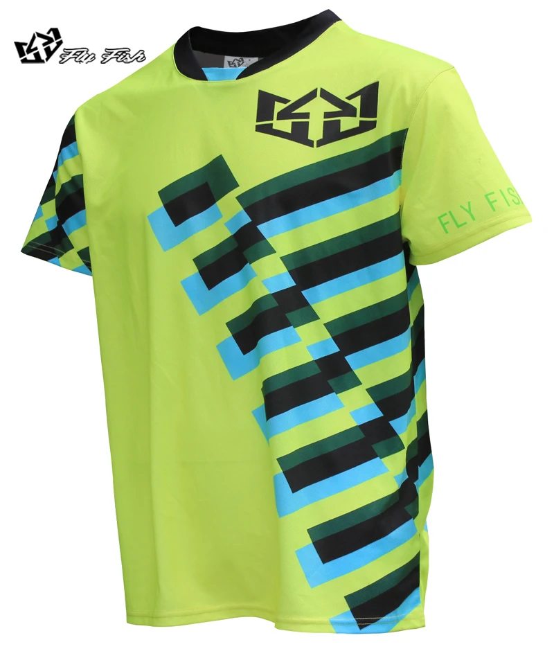 

2018 FLY FISH RACING Summer Motocicleta de motocross DH MX ATV gear downhill bike short-sleeved jersey Cool Speed cycling clothe