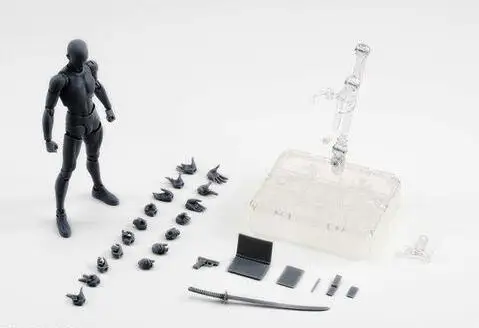 Цвет: желтый SHFiguarts BODY KUN/тело CHAN подвижное тело-тело chan-kun серый цвет Ver. ПВХ фигурка Коллекционная модель игрушки - Цвет: Цвет: желтый