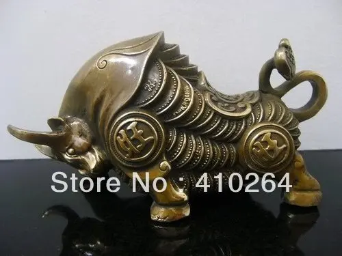 BOEUF EN BRONZE LAITON TIBETAIN DE BULL STATUE скидка 30%|statue of liberty bronze|bronzbronze statue |