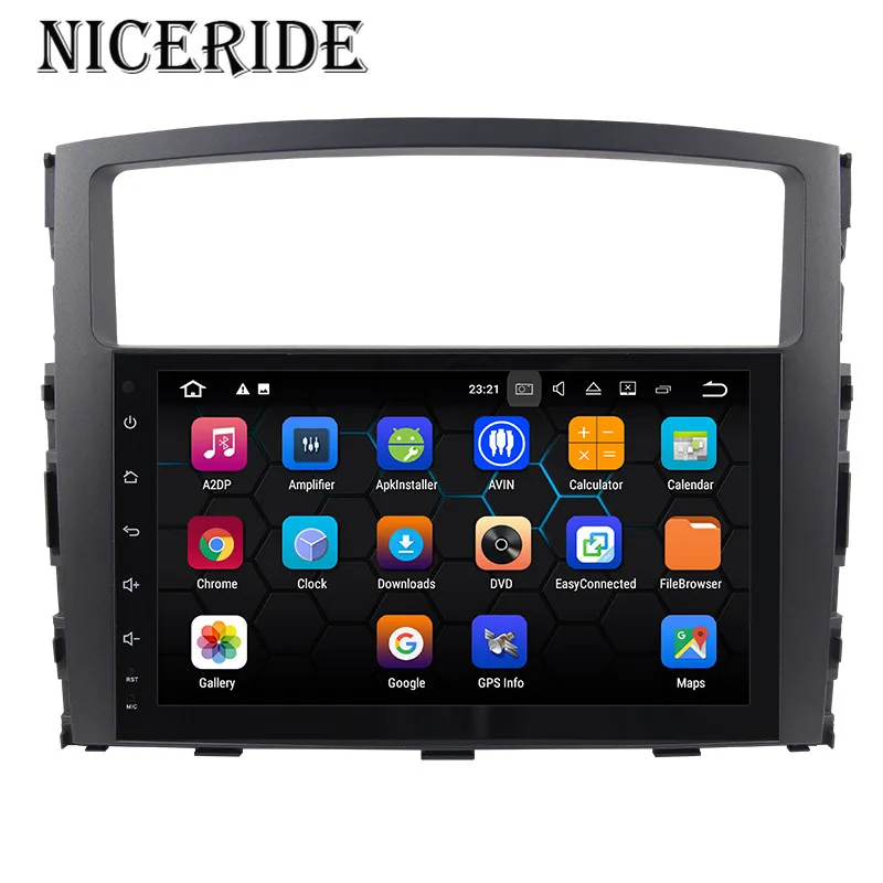9 &quotAndroid 8 0 1 Автомобильный GPS плеер для Mitsubishi Pajero V97 V93 2006 2011 с ядрами 4 Гб + 32G авто