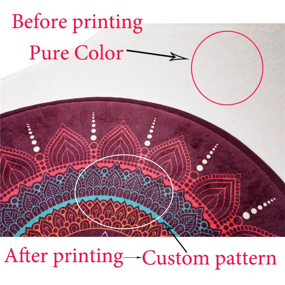 LB Красный против синего дуэли абстрактный домашний круглый напольный коврик для