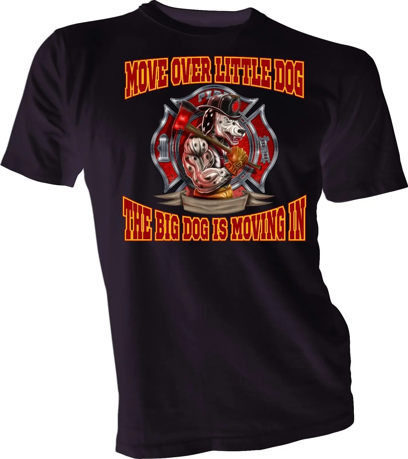 

2019 Summer Fashion Hot Sale Men T Shirt Fire Shirt T Department Firefighter Dept Chicago Rescue Fireman Fighter black