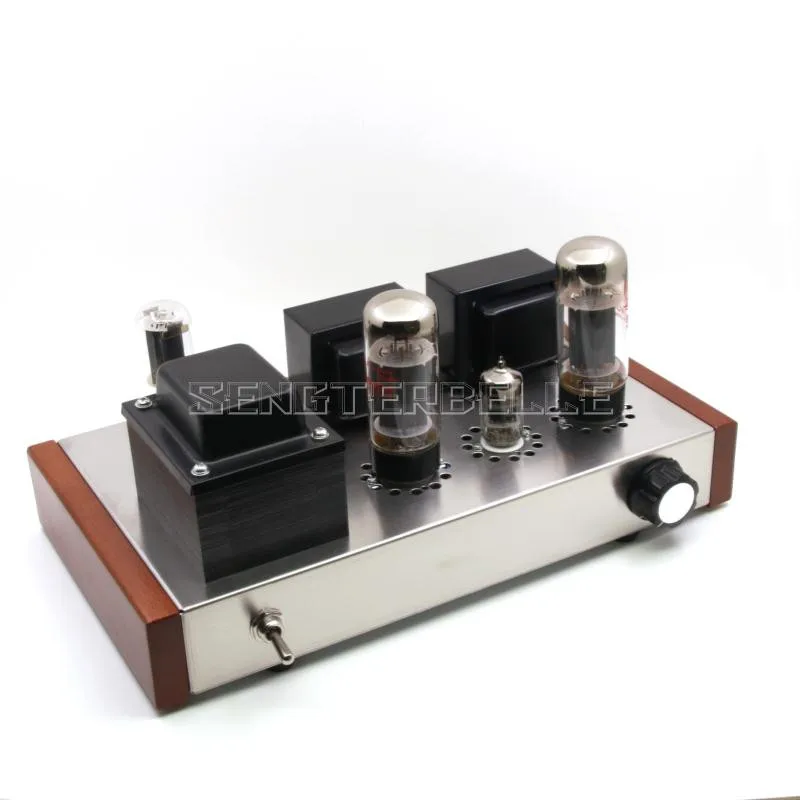 Готовый 6P3P трубчатый однополосный усилитель мощности класса А стерео HiFi 7 Вт +