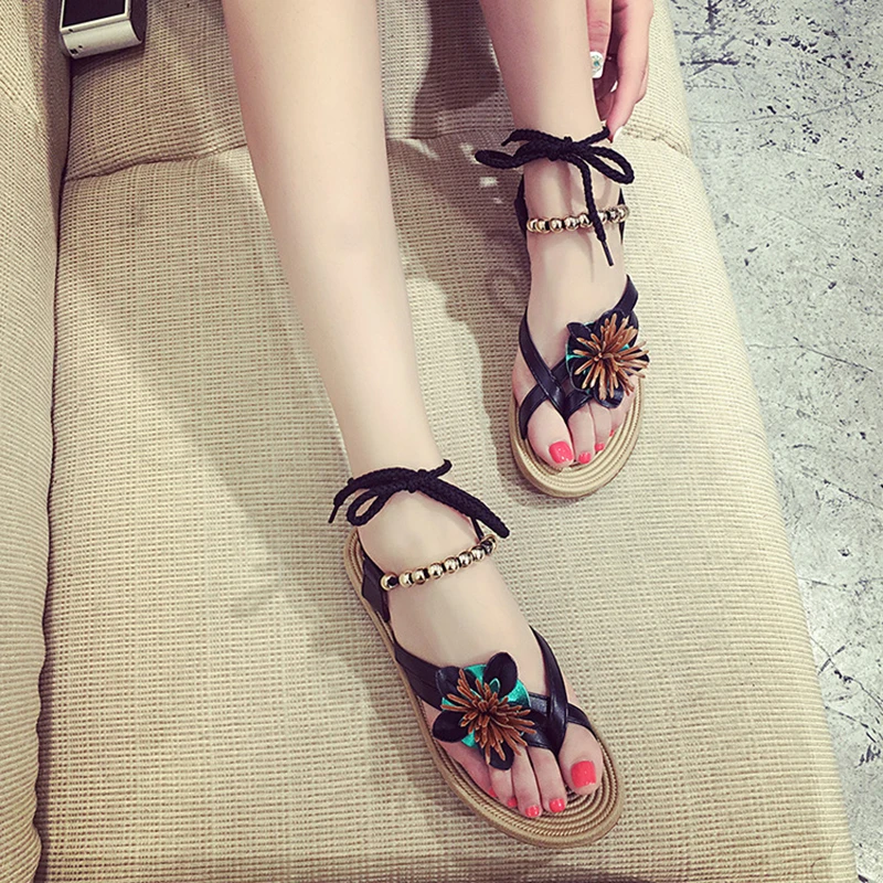 2020 г. новая модная обувь в богемном стиле вьетнамки летние женские