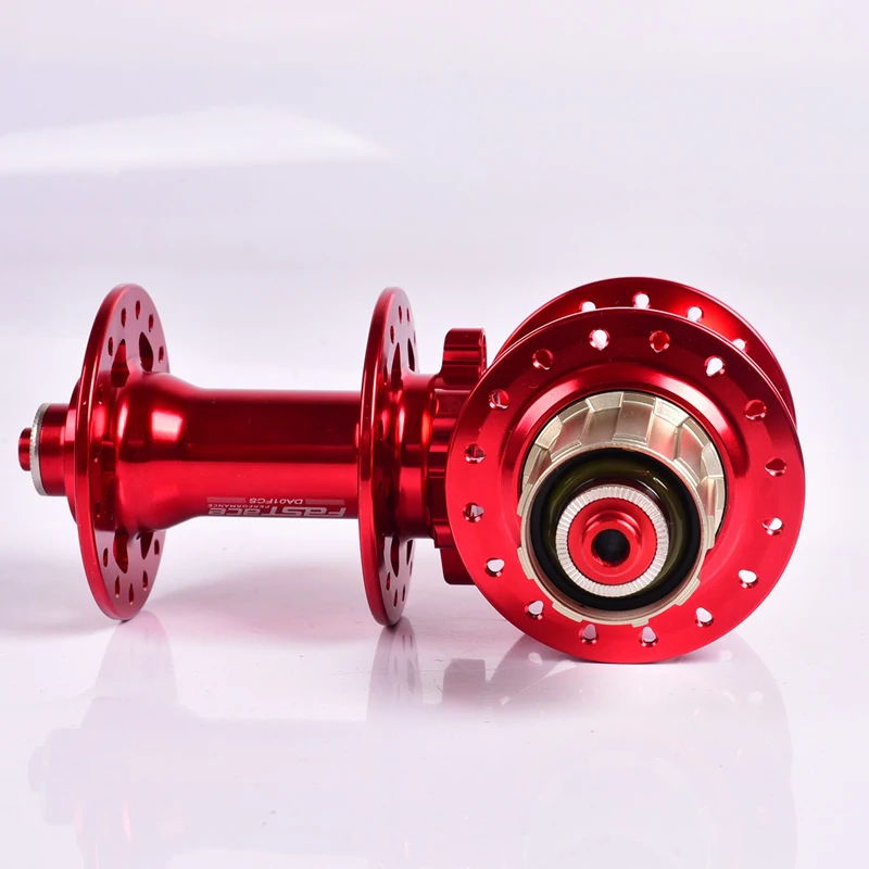 Втулка велосипедная 2018 года высокого качества DA201 Red Black с герметичными подшипниками для дискового тормоза, 24/28/32 отверстий, для горных велосипедов MTB, совместимая с 8/9/10/11 скоростями.