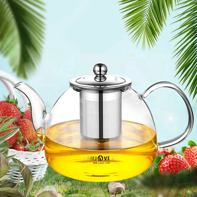 Filter flower teapot tea cup pot elegant glass set Stainless steel filter | Дом и сад