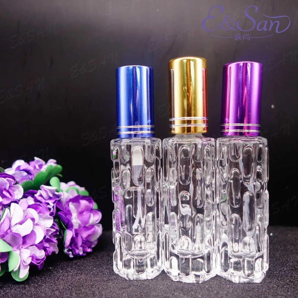

FX09-10ML bitter gourd shape glass perfume bottle spray ordinary bottle 100pcs/lot