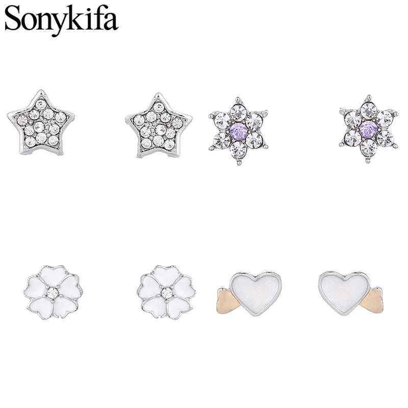 Специальное предложение новые серьги с вечной любовью и звездами прозрачные