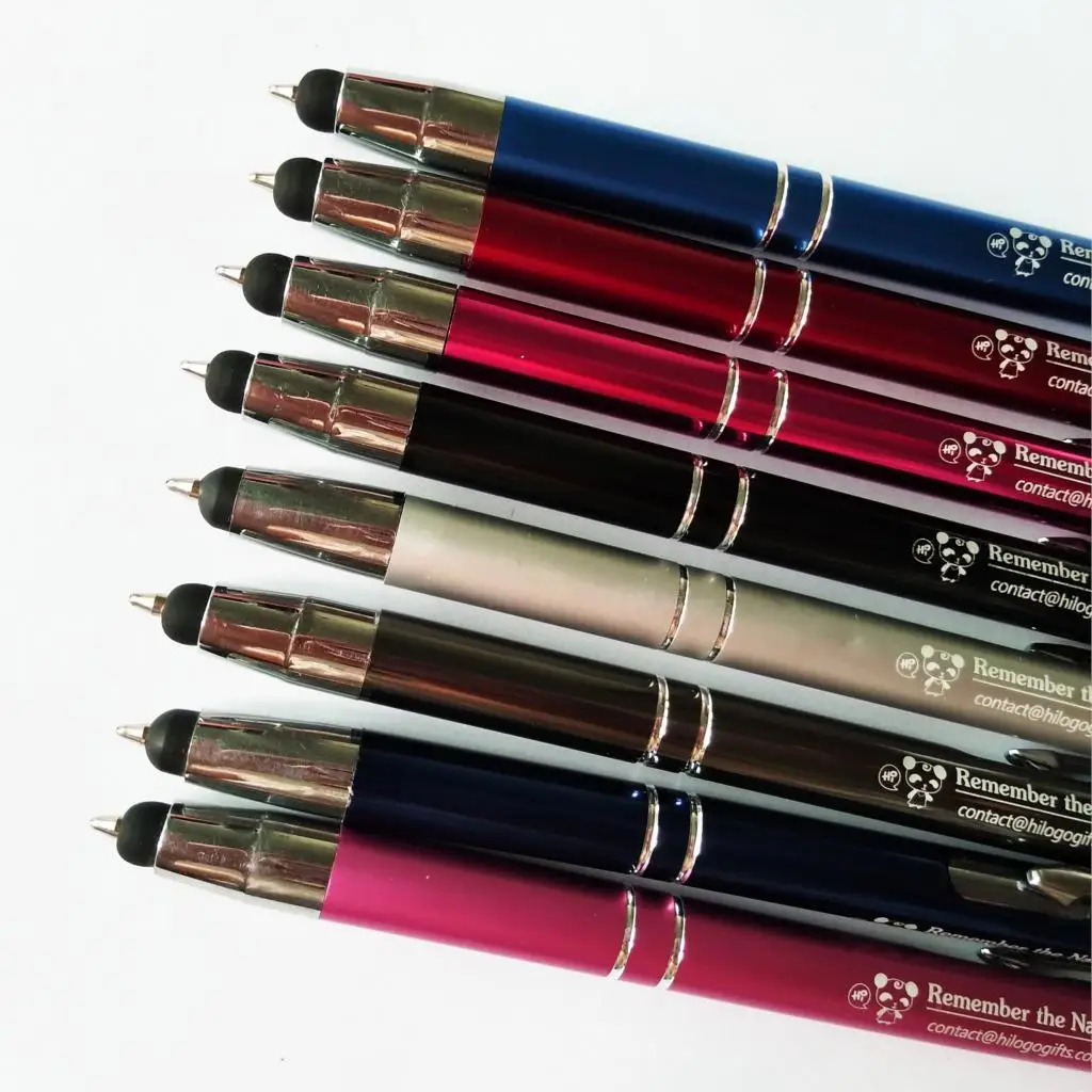 Горячая Stylus pin персонализированные сувенир для гостей гравировкой с вашим логотипом текст/электронной почты/Телефон 50 шт. много для продажи