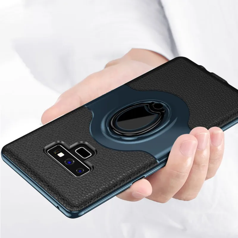 Multifunction Phone TPU Case For Samsung note9 Cover Luxury Magnetic Kickstand Ring Holder | Мобильные телефоны и