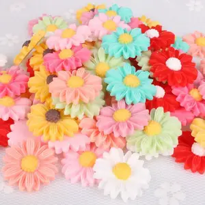 20pcs Flatback 22mm Resin Sunflower Cabochon/Cameo Charm/Finding,fit
Base Setting Tray,Phone Decoration Kit,DIY Accessory 6.19 USD
