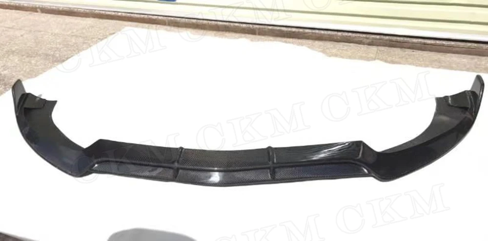 Передний бампер из углеродного волокна класса C спойлер для Mercedes Benz W205 спортивный