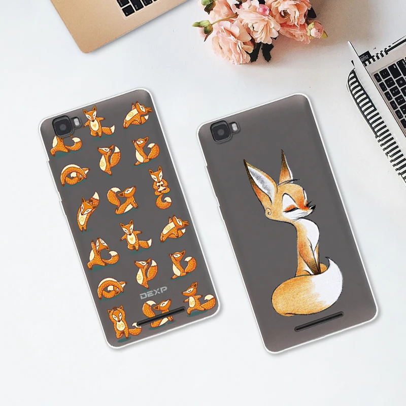 For Dexp Ixion El450 Force 5.0 Inch Phone Case Soft TPU Silicone Cover Protective Printed Fundas |